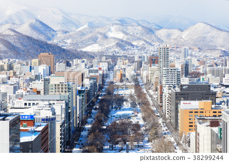 從札幌電視塔觀看大倉山地區 38299244