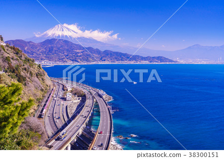 （靜岡縣）從Satsuko Pass看到的富士山 38300151