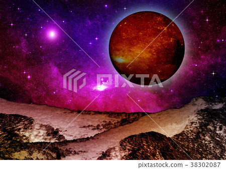 Abstract background of deep space Abstract background of deep space 38302087
