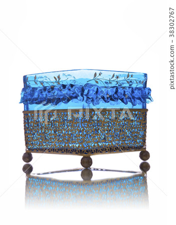Antique glass vase isolated on white backround Antique glass vase isolated on white backround 38302767