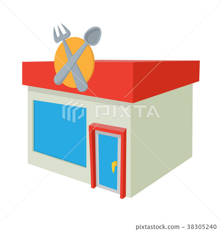 Cafe icon, cartoon style Cafe icon, cartoon style 38305240