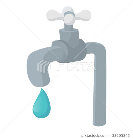 Water tap icon, cartoon style - Stock Illustration [38305245] - PIXTA
