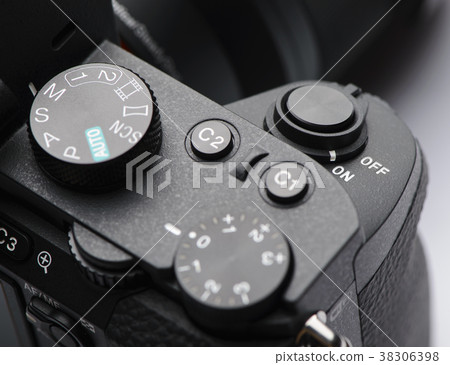 Shutter button on mirrorless camera 38306398