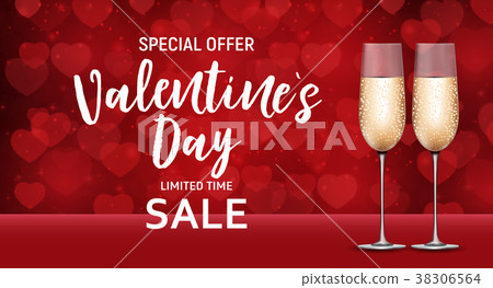 Valentine's Day Love and Feelings Sale Background Valentine's Day Love and Feelings Sale Background 38306564