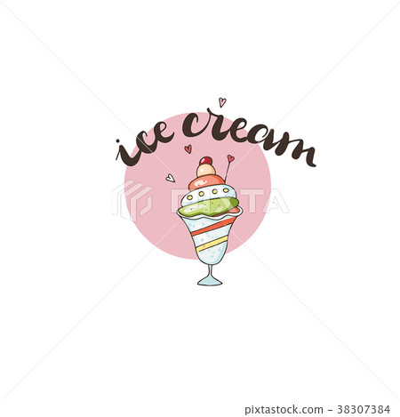 Ice cream lettering.eps 38307384