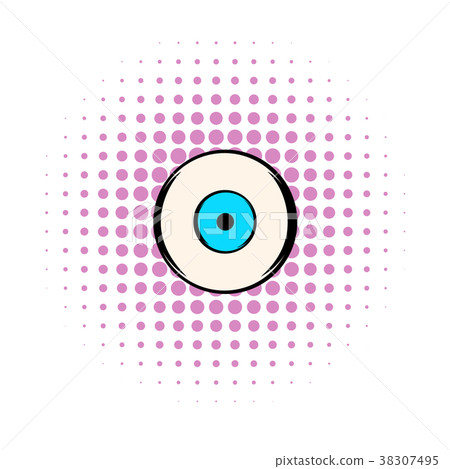 Human eye icon, comics style Human eye icon, comics style 38307495