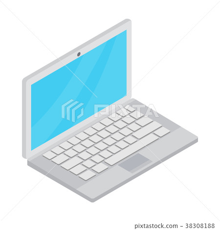 Laptop icon, cartoon style 38308188