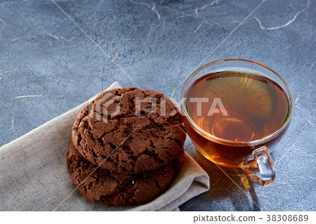 Shallow depth of field photo of a glass cup of Shallow depth of field photo of a glass cup of 38308689