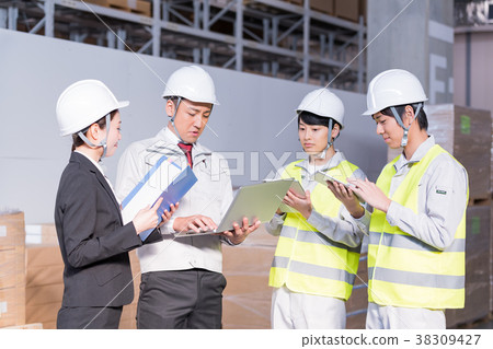 Factory, Logistics, Warehouse, Staff Factory, Logistics, Warehouse, Staff 38309427