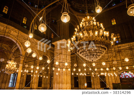 Interior of Saladin citadel in Cairo Egypt Interior of Saladin citadel in Cairo Egypt 38314296