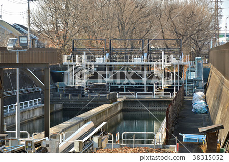 Tamagawa Kamisui Walk Tokyo Waterworks Bureau Stock Photo