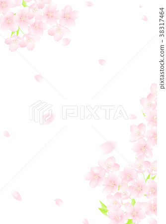 Sakura Sakura snowstorm glitter illustration 38317464