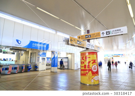 小田急線海老名站 小田急線海老名站 38318417