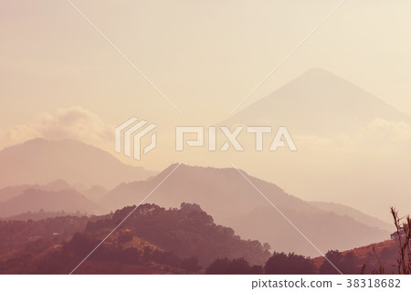 Volcano in Guatemala Volcano in Guatemala 38318682