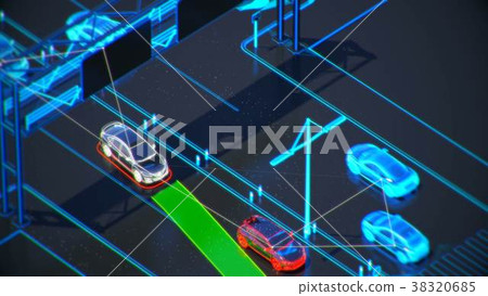 autonome transportation system concept, smart city autonome transportation system concept, smart city 38320685