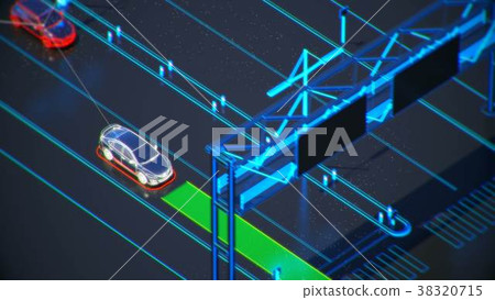 autonome transportation system concept, smart city autonome transportation system concept, smart city 38320715