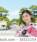 A woman in a yukata 38321154
