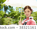A woman in a yukata 38321161