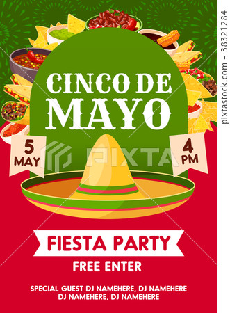 Cinco de Mayo mexican party banner invitation Cinco de Mayo mexican party banner invitation 38321284