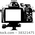 Back of a camera - Illustration 38321475
