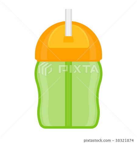 Baby sippy cup isolated on white Baby sippy cup isolated on white 38321874