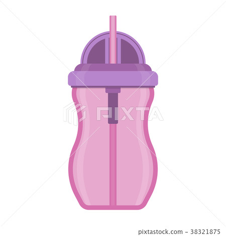 Baby sippy cup isolated on white Baby sippy cup isolated on white 38321875