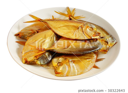cold smoked moon fishies on plate cold smoked moon fishies on plate 38322643