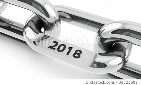 Chain with 2018 link Chain with 2018 link 38323602