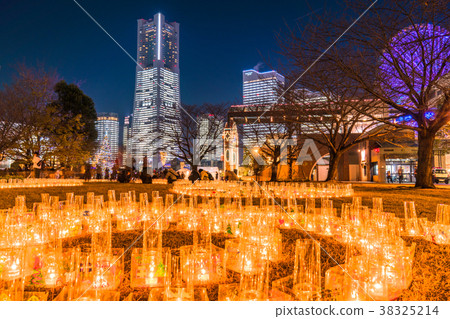 “神奈川縣”橫濱港未來，燭光 38325214