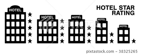 black silhouette hotel star rating vector isolated black silhouette hotel star rating vector isolated 38325265