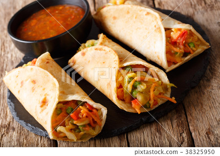 Indian veg spring roll stuffed 38325950