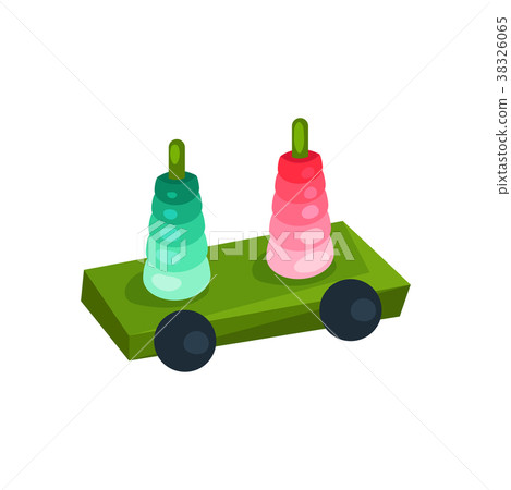 Bright stacking toy. Educational toy for toddlers Bright stacking toy. Educational toy for toddlers 38326065