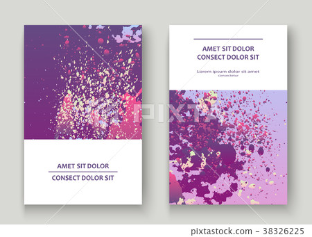 explosion paint splash artistic cover Fluid violet 38326225