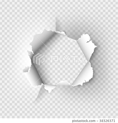 ragged Hole torn in ripped paper ragged Hole torn in ripped paper 38326371