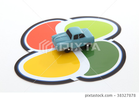 Elderly person mark and car 38327878