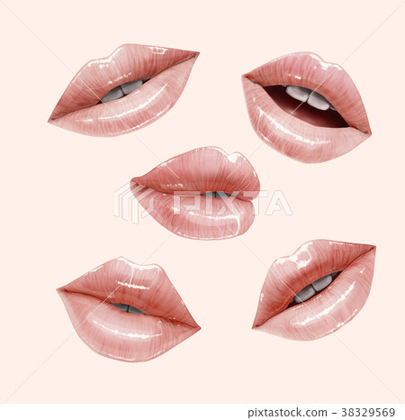 Nude lips set Nude lips set 38329569