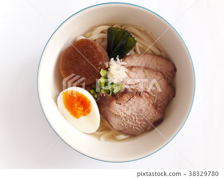 Noodle style Japanese in Chicken Soup Noodle style Japanese in Chicken Soup 38329780