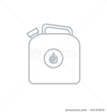 Stylized icon of the canister of gasoline 38330929