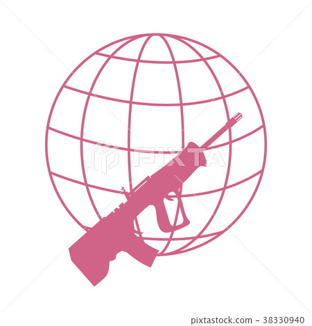 Picture symbolizing the world against weapons: 38330940