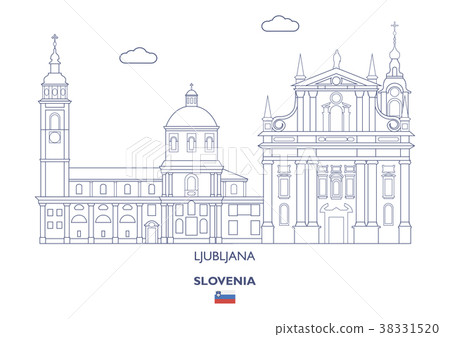 Ljubljana City Skyline, Slovenia 38331520