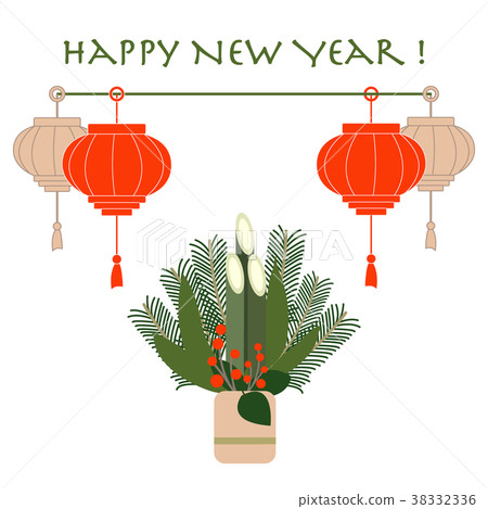 East new year home decorations kadomatsu and 38332336