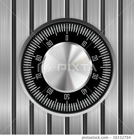 Round knob on metal texture Round knob on metal texture 38332784