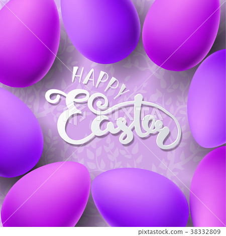 Easter vector illustration with egg Easter vector illustration with egg 38332809