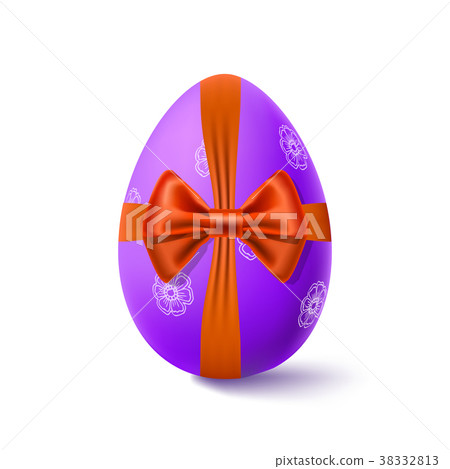 Easter vector illustration with egg Easter vector illustration with egg 38332813