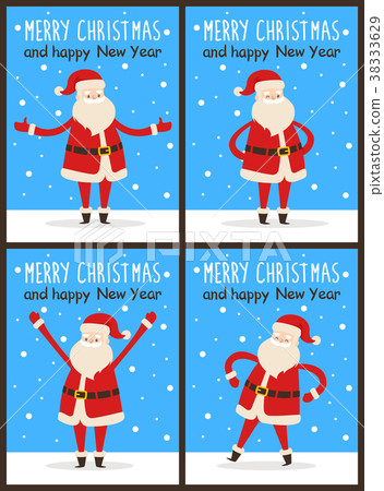 Merry Christmas and Happy New Year Santa Claus Merry Christmas and Happy New Year Santa Claus 38333629