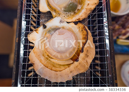 Fresh scallop grilled Fresh scallop grilled 38334336