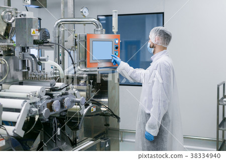 plant picture, scientist configures control panel plant picture, scientist configures control panel 38334940