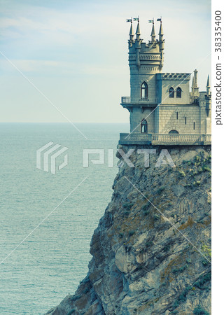 Swallow's Nest castle on the rock in Crimea 38335400