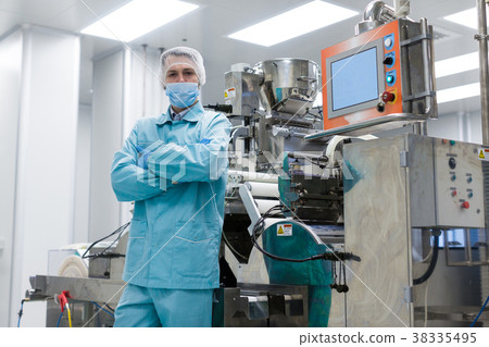 scientist stand near control panel scientist stand near control panel 38335495