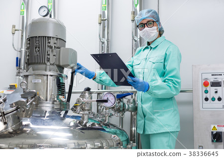 plant picture, scientist standing near big steel plant picture, scientist standing near big steel 38336645